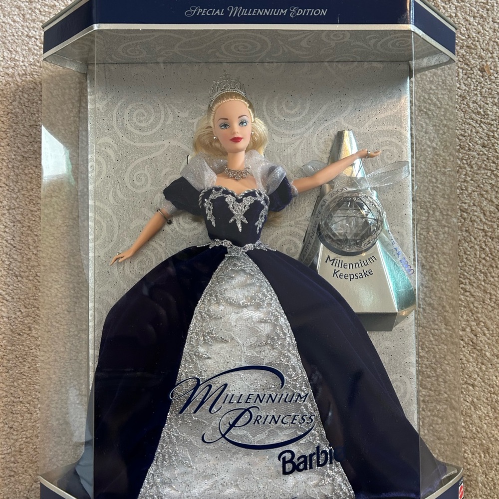 Hallmark Millennium Princess Doll in Blue and Silver